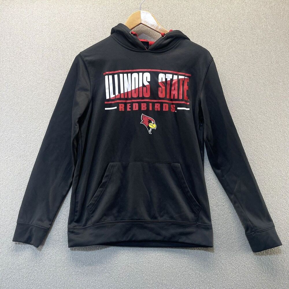 Illinois State Redbirds Hoodie Hooded Sweatshirt Men's Small